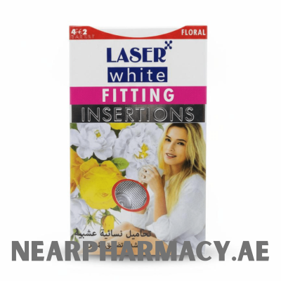 Laser White Fitting Insertions Floral – herbal feminine hygiene vaginal tablets for tightening and freshness with floral fragrance. Helps restore natural balance and confidence
