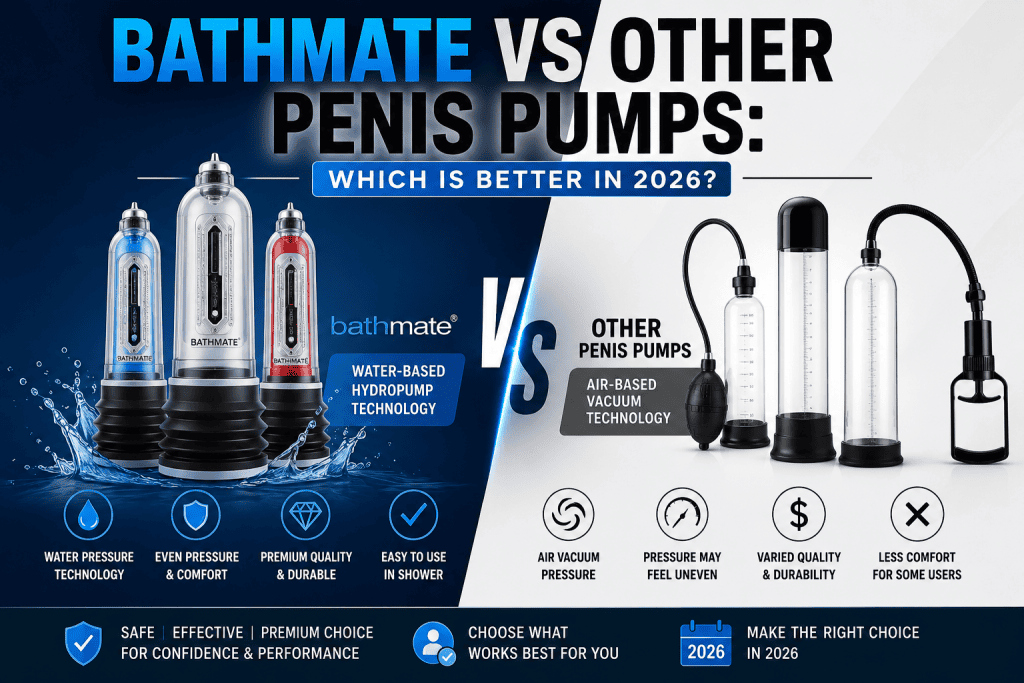 Bathmate vs other penis pumps comparison guide for 2026 in UAE