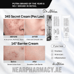 Dr. Althea 345 Relief Cream 50ml tube and packaging for acne-prone and sensitive skin.