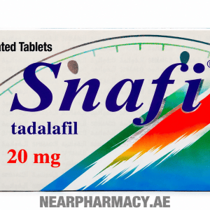 Snafi tadalafil 20 mg 4 film-coated tablets box packaging by SPIMACO.