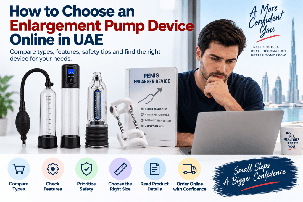 How to choose an enlargement pump device online in UAE