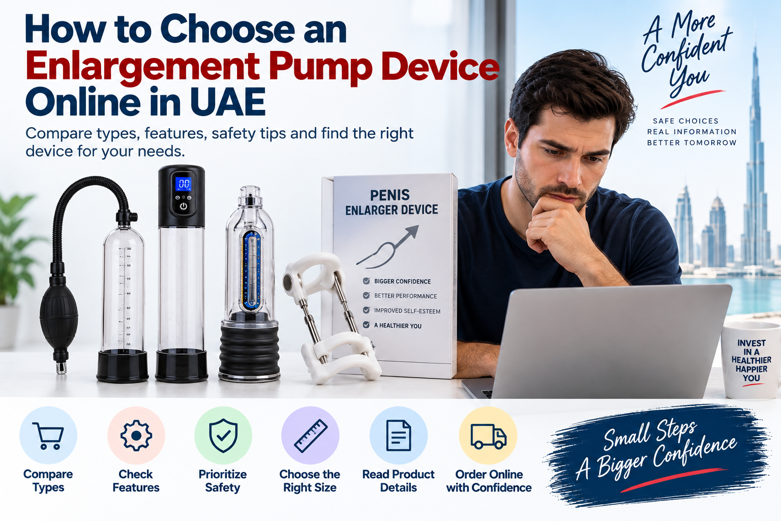 How to choose an enlargement pump device online in UAE