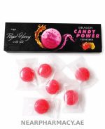 Dragon Candy Power for Women VIP Royal Honey box with individually wrapped red candies
