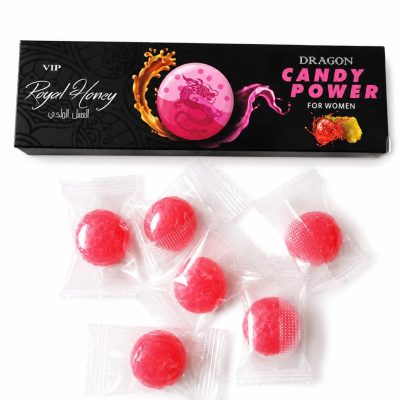 Dragon Candy Power for Women VIP Royal Honey box with individually wrapped red candies