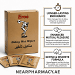 Eros Delay Wet Wipes for men's intimate care