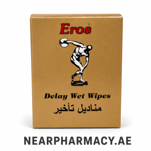 Eros Delay Wet Wipes box for men's intimate care