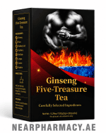 Ginseng Five-Treasure Tea herbal tea with ginseng, maca, mulberry leaf, goji berry, red date, longan, licorice and angelica