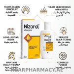 Nizoral Shampoo 100ml with ketoconazole for dandruff and seborrheic dermatitis.