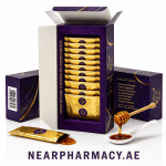 Premium natural honey with shilajit in individual 10g sachets