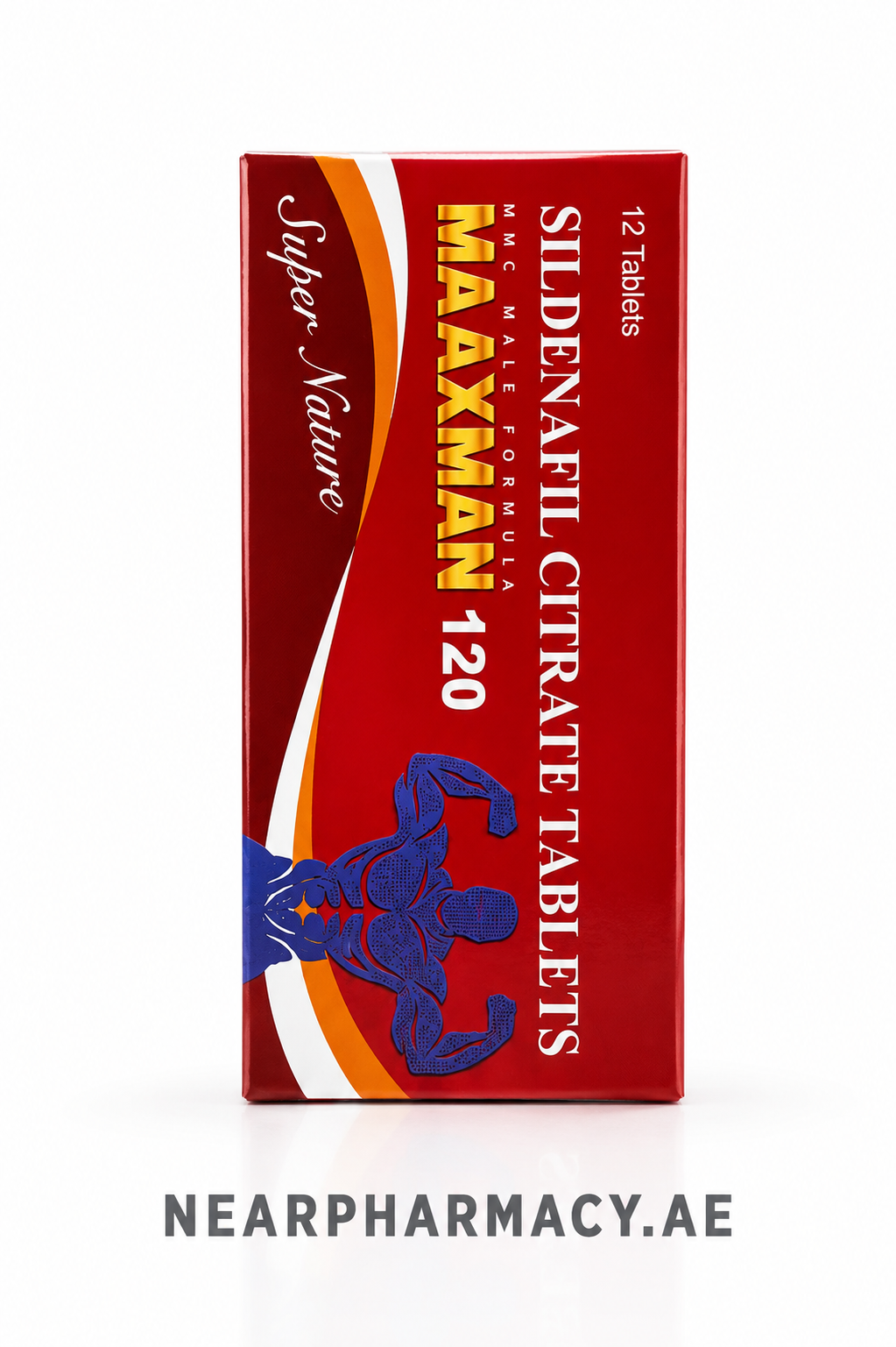 Maxxman 120 Sildenafil Citrate Tablets – 12 Tablets Maxxman 120 Sildenafil Citrate Tablets, 12 Tablets, Super Nature
