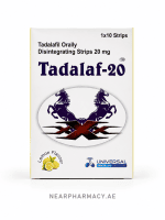 Tadalaf-20 20mg tadalafil orally disintegrating strips lemon flavour by Universal Healthcare