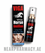 Viga White Horse 6 Million Long Time Spray for Men with Vitamin E, 15ml