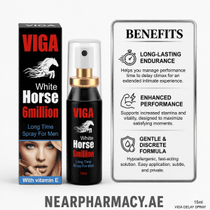 Viga White Horse 6 Million Long Time Spray for Men with Vitamin E, 15ml