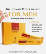 Vitamax Doubleshot Energy Coffee with Maca premium instant premix coffee and individual sachets