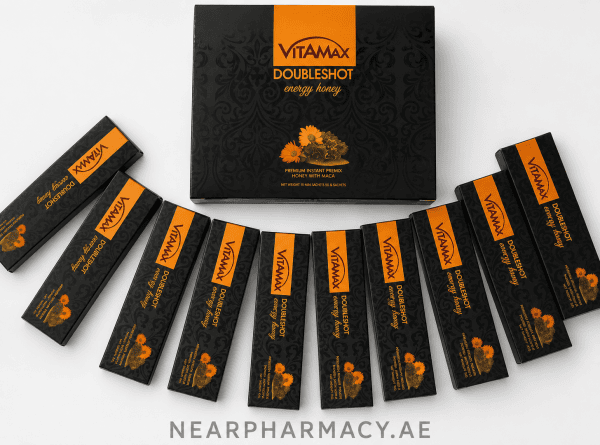 Vitamax Doubleshot Energy Honey 10 Sachets premium instant premix honey with maca