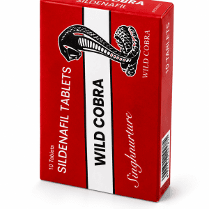 Wild Cobra Sildenafil Tablets 10 tablets red box packaging